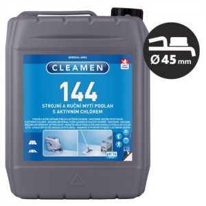 Cormen Cleamen 144 strojní a ruční mytí podlah s aktivním chlórem 5,5 kg