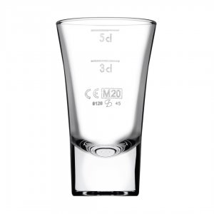 Pasabahce Sklenice Boston shot, 60 ml, cejch 3 cl a 5 cl