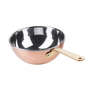 Contacto pánev Wok mini pr.14 cm měděná