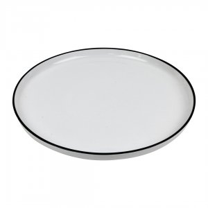 SVING Mělký talíř FUTURE Black rim 27 cm