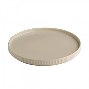 APS Talíř THE GRID, porcelán, béžová pr. 26 cm, v. 2,5 cm