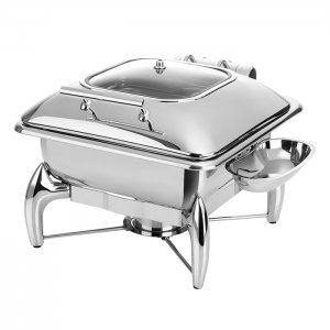 APS chafing dish GLOBE GN 2/3, 5,5 l, nerez, 44 x 41 cm, v. 34 cm