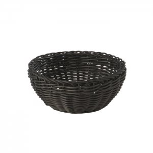 APS Košík na pečivo PROFI LINE, průměr 20 cm, kulatý, tmavý polypropylen