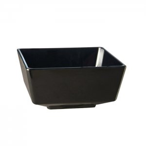 APS miska FLOAT, melamin, černá, 4,7 l, 25 x 25 cm, v. 12 cm