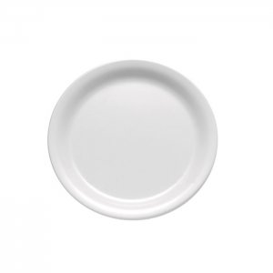 APS talíř CASUAL, melamin, bílá, pr. 26,5 cm, v. 2,5 cm