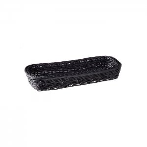 APS zásobník na příbory, ECONOMIC, polypropylen, černá, 27 x 10 cm, v. 4,5 cm
