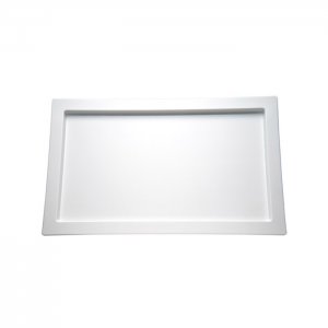 APS podnos GN 1/2, FRAMES, melamin, bílá, 32,5 x 26,5 cm, v. 2 cm