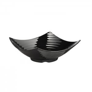 APS miska GLOBAL BUFFET, melamin, černá, 3 l, 32,5 x 32,5 cm, v. 12 cm