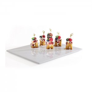 APS Melaminový podnos ZERO, GN 1/2, 32,5 x 26,5 cm, bílý