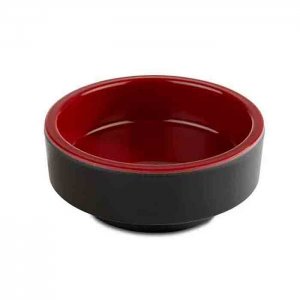 APS miska ASIA PLUS melamin, pr. 7,5 cm, v. 3 cm červenočerná