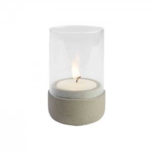 APS svícen venkovní Element pr. 7,5cm v. 13cm, beton/sklo