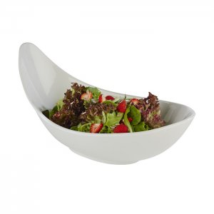 APS miska GLOBAL BUFFET, melamin, bílá, 44 x 25 cm, v. 20 cm