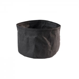 košík na pečivo "PAPERBAG" kulatý pr.17 cm, černý APS