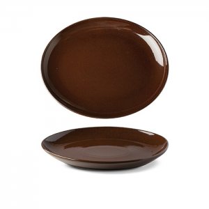 Lilien Oválný podnos LIFESTYLE, 28 cm, Cocoa