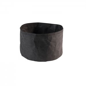 košík na pečivo "PAPERBAG" kulatý pr.20 cm, černý APS