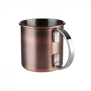 APS hrnek MOSCOW MULE, nerez, měděný pr. 9 cm, v. 9 cm