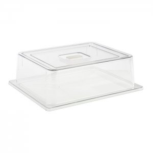 APS poklop  GN 1/2 plast, 32,5 x 26,5 cm, v. 9,5 cm, hranatý
