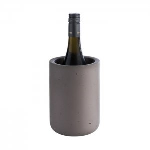 APS chladič na lahve, ELEMENT, beton, šedá, pr. 12 cm, v. 19 cm
