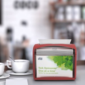 Tork Zásobník na ubrousky Xpressnap stolní N4, červený