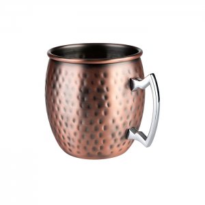 APS hrnek, MOSCOW MULE, nerez, barva měď, pr. 9 cm, v. 10 cm, 2 ks set