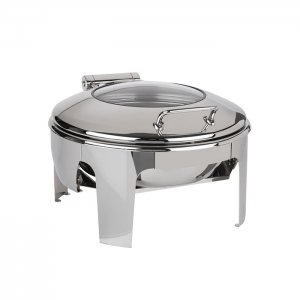 APS chafing dish Easy Induction kulatý, 46x50x30 cm nerez