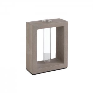 APS váza ELEMENT 10 x 4,5cm, se skleněnou vložkou (2ks)