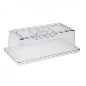 APS poklop  GN 1/3 plast, 32,5 x 17,6 cm, v. 10,5 cm, hranatý