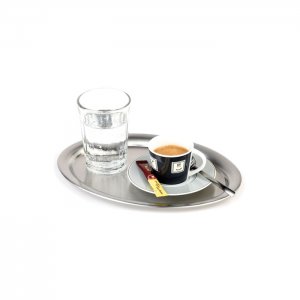 APS podnos, KAFFEEHAUS, nerez, 26,5 x 19 cm, v. 1 cm