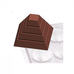 Contacto forma na pralinky pyramida / 21ks, Tritan