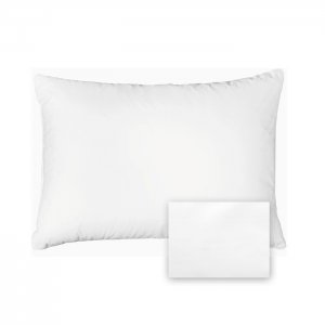 povlak na polštář 70x90 cm bílý SOLID hladký + 20HU