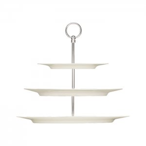 Bauscher Purity classic etažér 3-patrový oválný