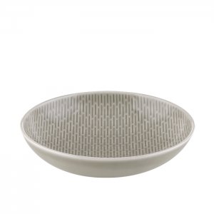Bauscher Scope glow gray miska coup relief 12 cm