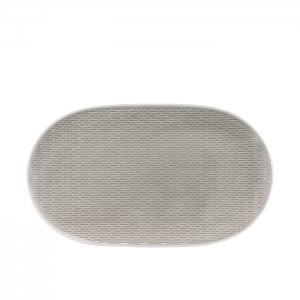 Bauscher Scope glow gray podnos ovál coup 32 cm relief