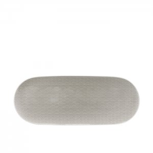 Bauscher Scope glow gray podnos ovál coup 37 cm relief