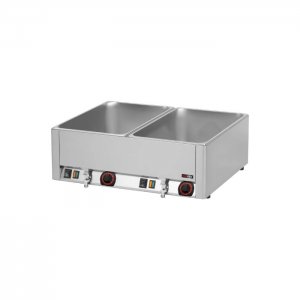 Redfox Vodní lázeň elektrická BMV 2125, 2x GN 1/1 - 150 mm, stolní s výpustí