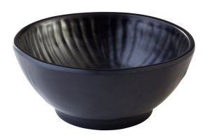 APS miska AIKO, melamin, černá, pr. 16 cm, v. 7 cm