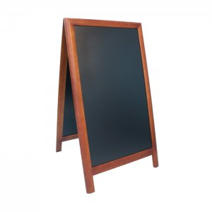 Securit Popisovací tabule nabídková DELUXE SANDWICH 120 x 70 cm, barva tmavě hnědá