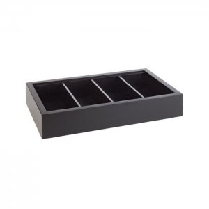 APS zásobník na příbory FRAMES, sada 2 ks 53 x 32,5 cm, v. 11 cm, tmavé dřevo