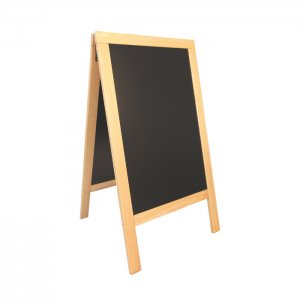 Securit Popisovací tabule nabídková DELUXE SANDWICH 135 x 70 cm, barva buk