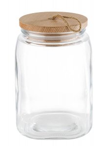 APS sklenice s dřevěným víkem 2,5 l