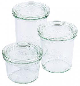 Contacto sklenice na marmeládu zavařovací, 165ml, 12 ks