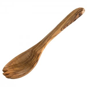 příbor servírovací 17cm na salát, olivové dřevo, set 2 ks APS