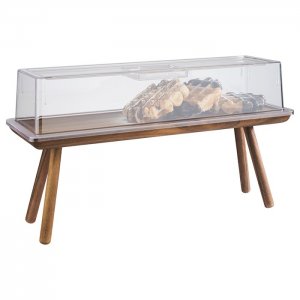 APS stojan, ACACIA, akáciové dřevo 53 x 16,2 cm, v. 20 cm