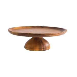 APS Podnos na dort / servírovací AKACIA, průměr 24 cm, výška 8 cm