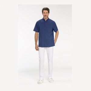 GREIFF Unisex tunika, regular fit, tmavě modrá, vel. M