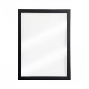 tabule nástěnná se skl.oboustr popis.plochou 60x40cm, černý rám ,1ks černý popis.,1ks bílý popis. + sada upev.prvků Securit
