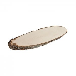 Contacto Deska s kůrou, přírodní jasan, 60 - 70 cm, výška 2 cm