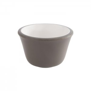 APS miska na dip, MINI, sada 6 ks, melamin, šedá/bílá,  pr. 6 cm, v. 4 cm, 40 ml