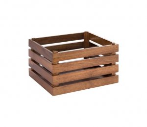 APS Dřevěná bedýnka SUPERBOX, GN 1/2, akácie