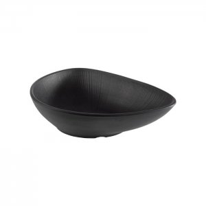 APS Melaminová miska NERO 28 x 22 cm, výška 7 cm, 1 l,  černá